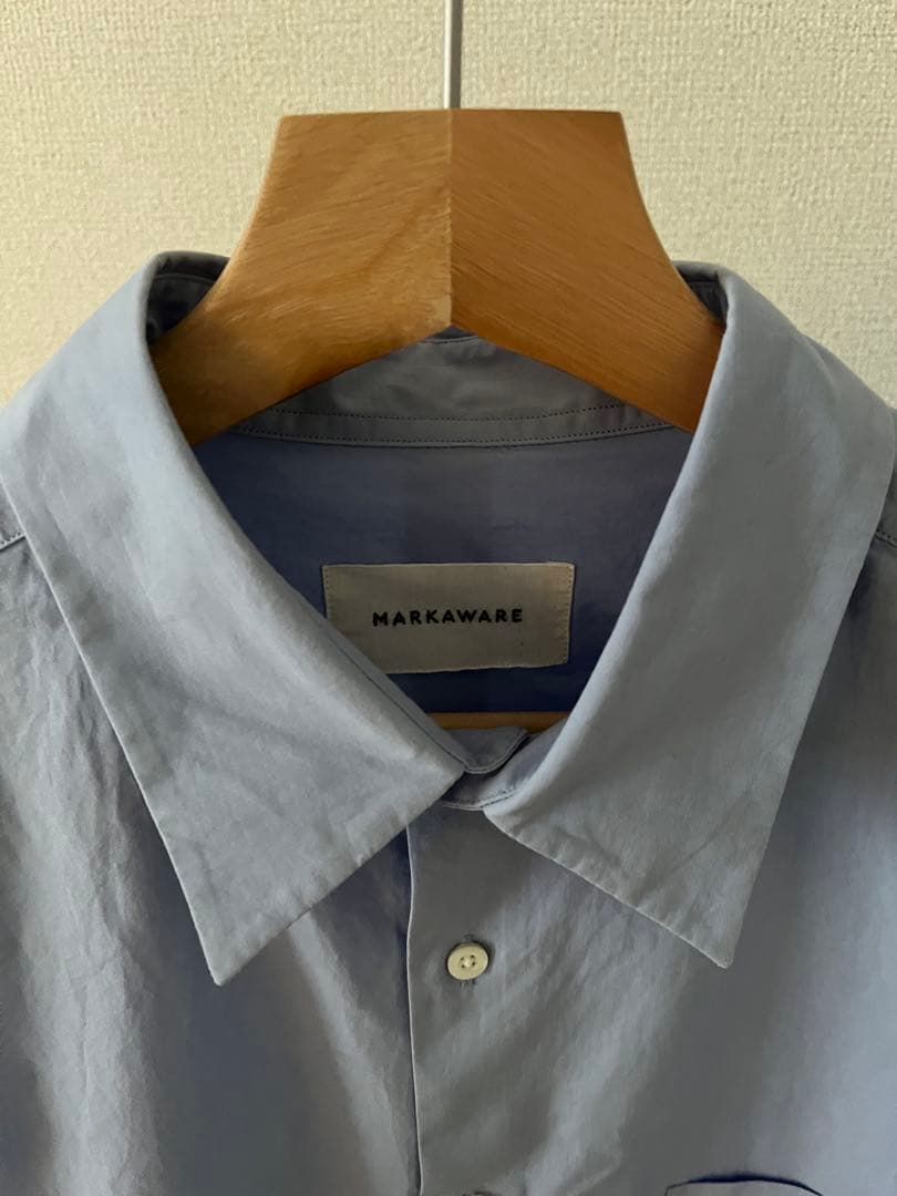 MARKAWARE COMFORT FIT SHIRTサックスブルー　サイズ2