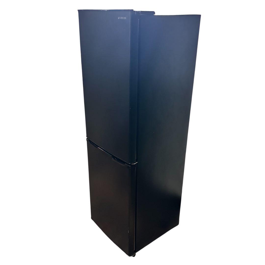 アイリスオーヤマ ノンフロン冷凍冷蔵庫 IRSE-16A-B ブラック 162L