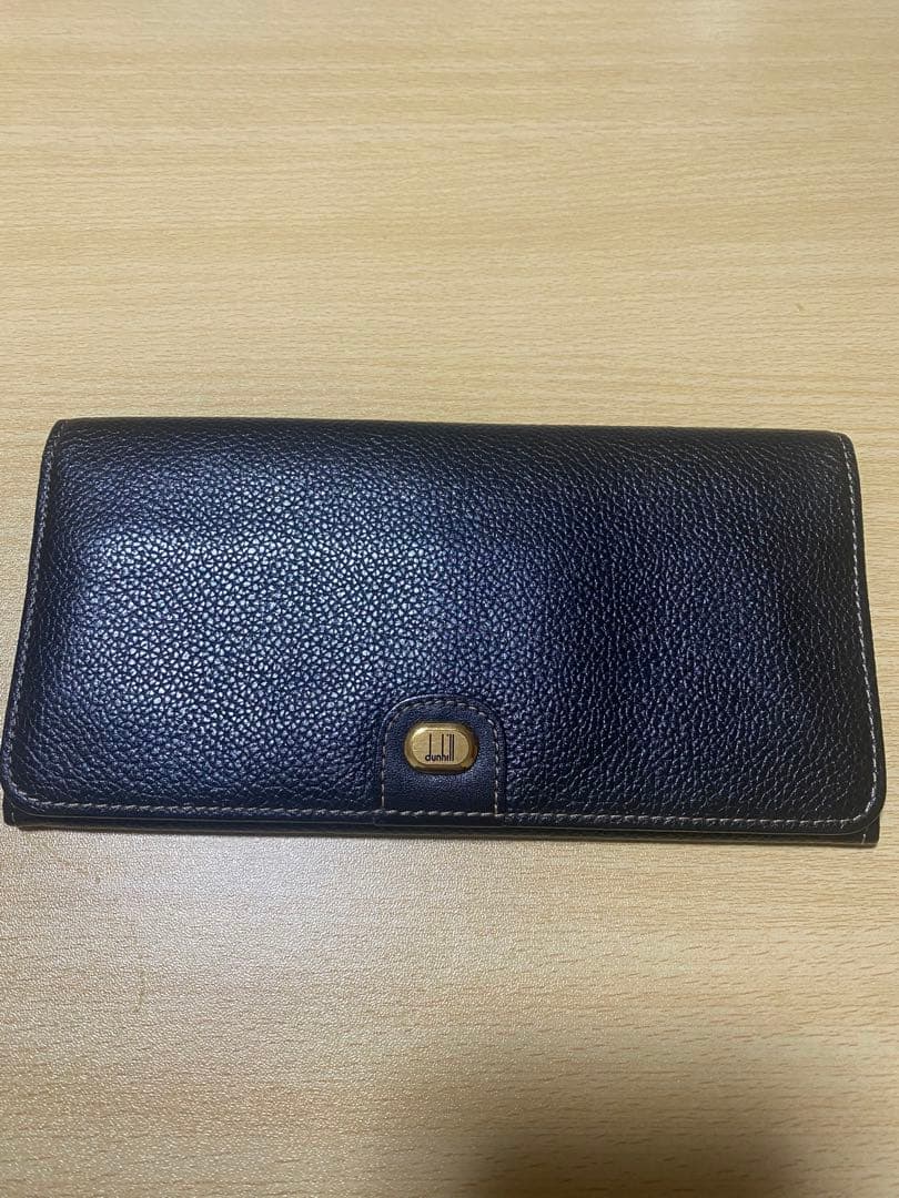 状態良し！dunhill ダンヒル　黒 レザー 長財布