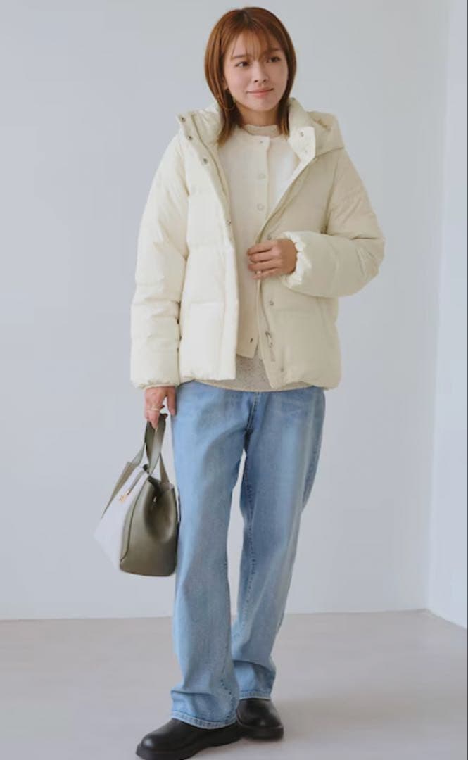 たい焼き君さま専用　ROPE’PICNIC ロペピクニック　ショートダウン白　M