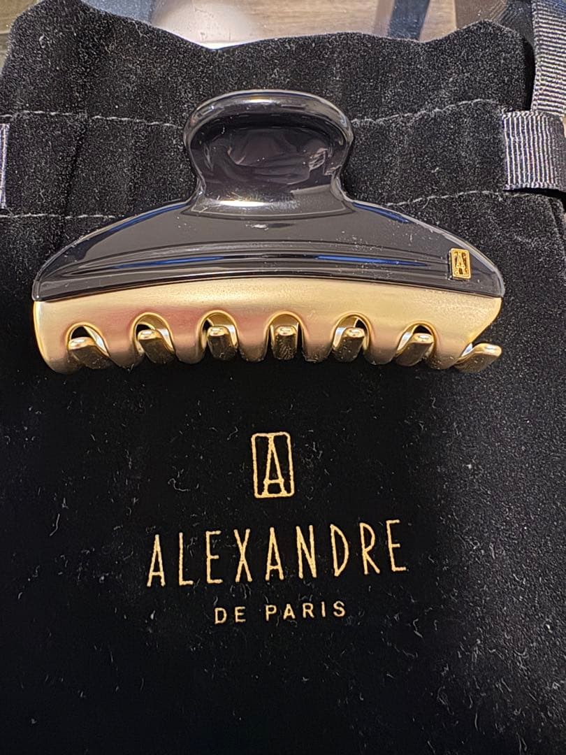 ALEXANDRE DE PARIS クリップ ブラック
