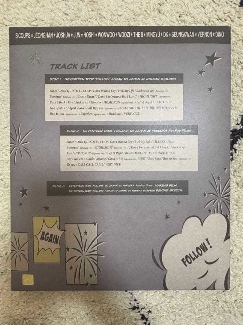 K-POP・アジア SEVENTEEN TOUR FOLLOW TO JAPAN Blu-ray