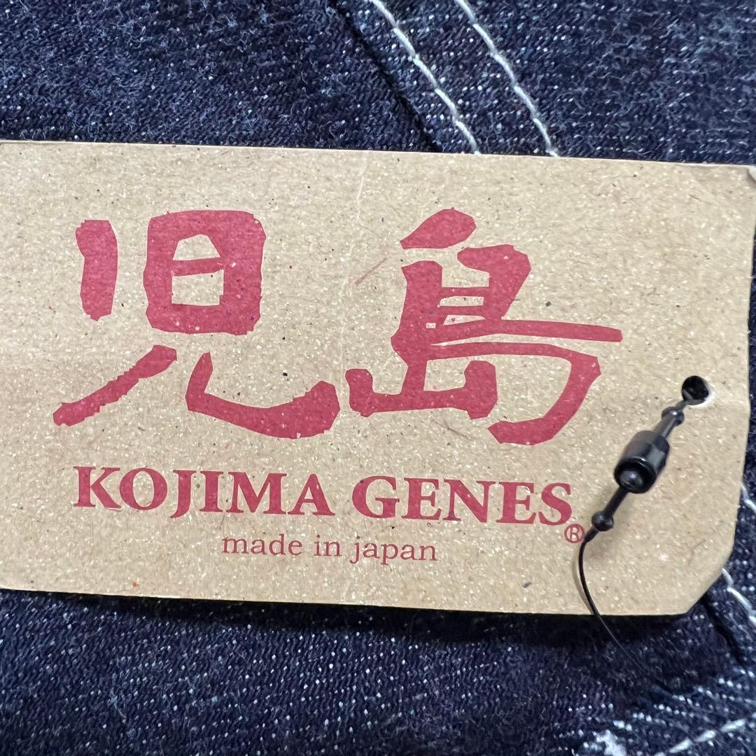 未使用タグ付 児島ジーンズ サロペット つなぎ M インディゴ 赤耳 日本製