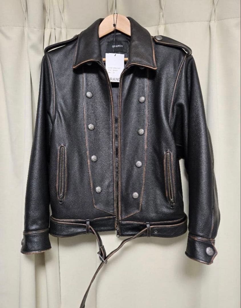 GRANCY ナポレオンレザーブルゾン/ジャケット Mサイズ