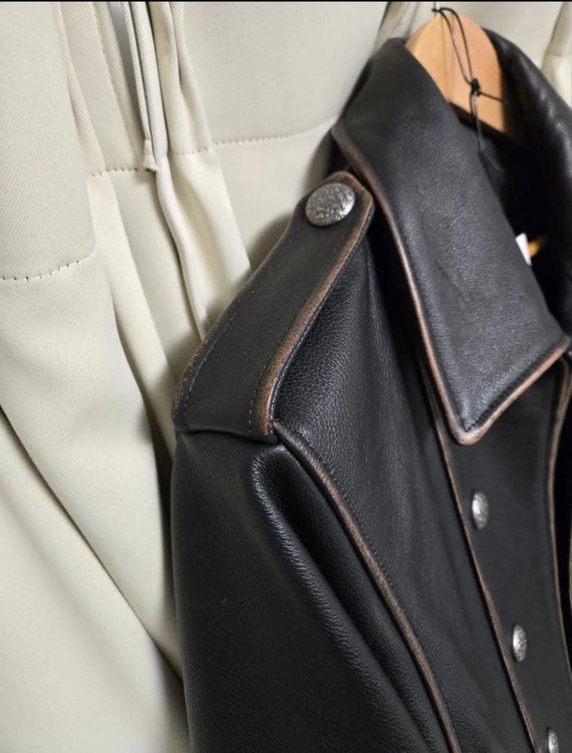 GRANCY ナポレオンレザーブルゾン/ジャケット Mサイズ