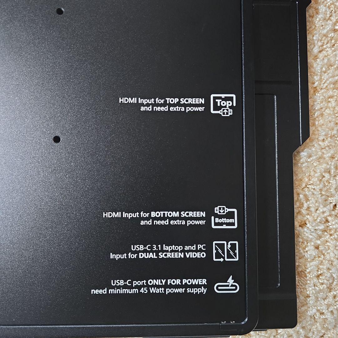 Ingnok デュアル モバイルモニター 15.6インチ FHD 折りたたみ式