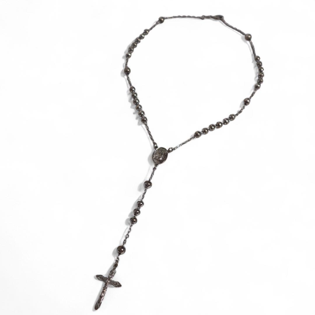 dolce & gabbana silver シルバー 925 ロザリオ 十字架