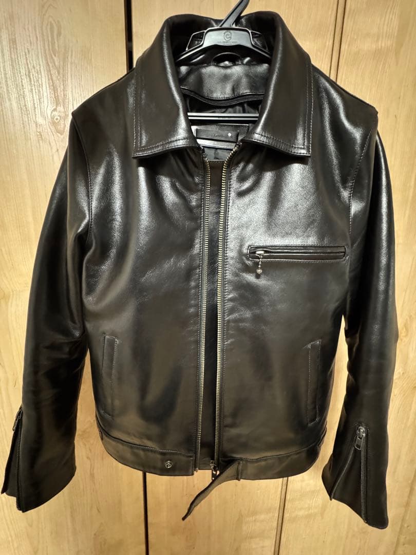 室内試着のみ⭐︎LiugooLeathers⭐︎カウハイド⭐︎シングルライダース⭐︎L