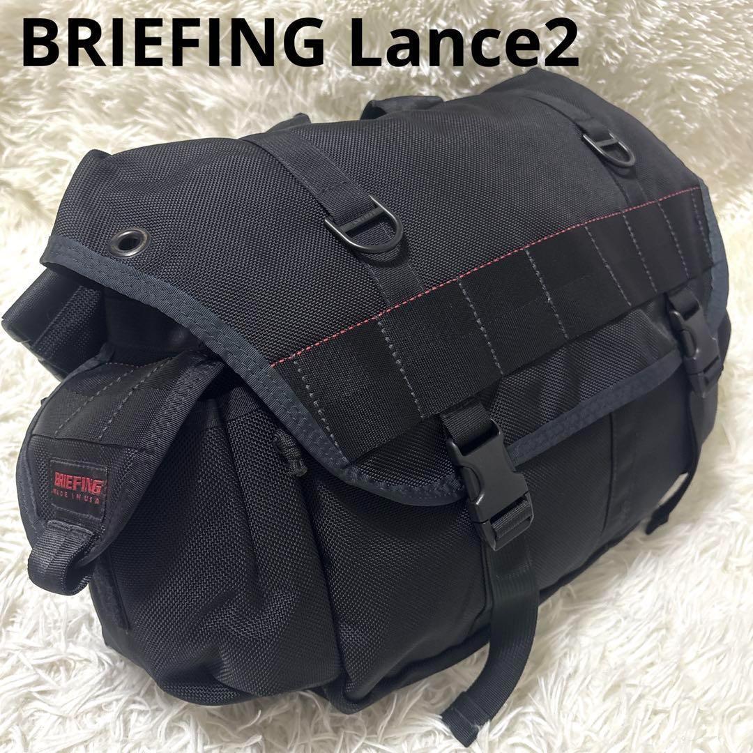 極美品✨ブリーフィング ランス2 メッセンジャーバッグ 2way USA製 黒
