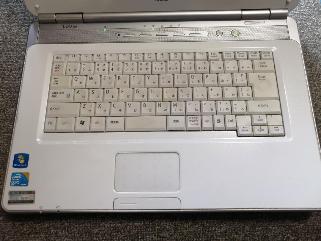 スマホ・タブレット・パソコン NEC LaVie L PC-LL550VG6W