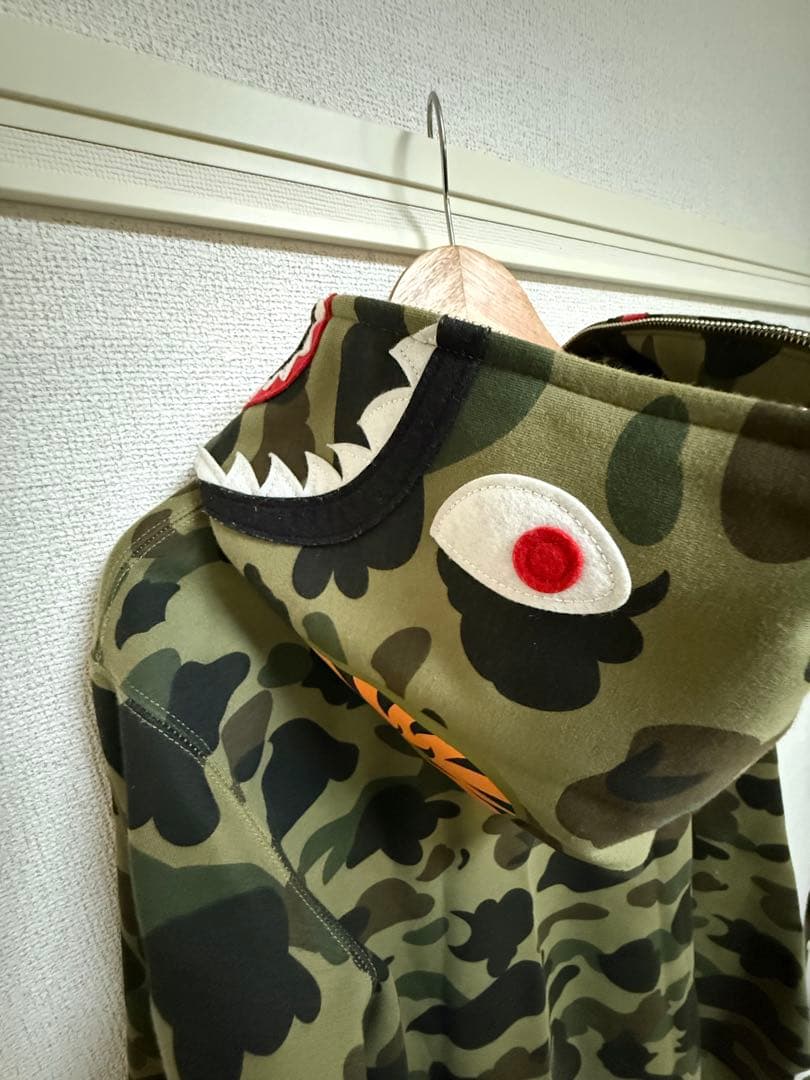 A Bathing Ape カモフラージュ フルジップパーカー Mサイズ