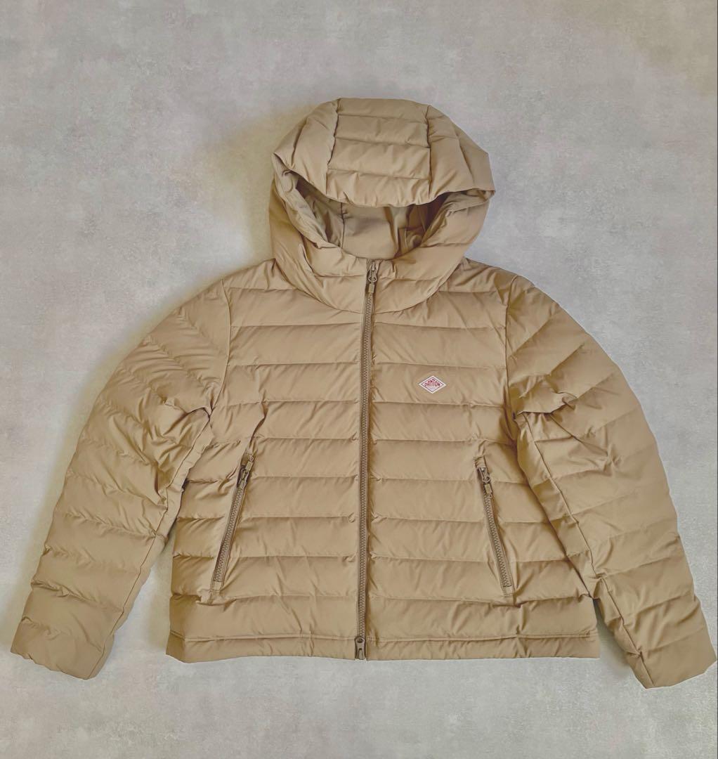 DANTON フーデッドダウン ベージュ S