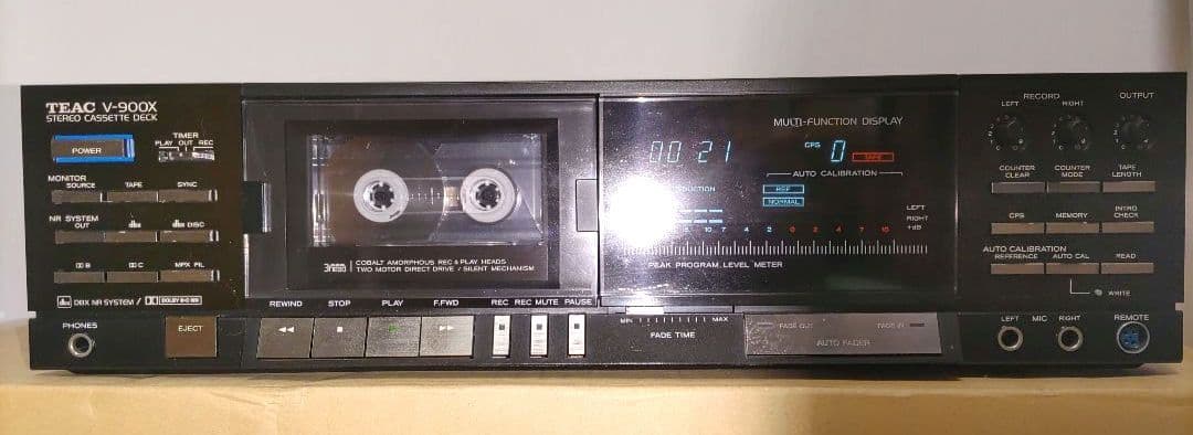 TEAC V-900X ステレオカセットデッキ 【動作品確認】