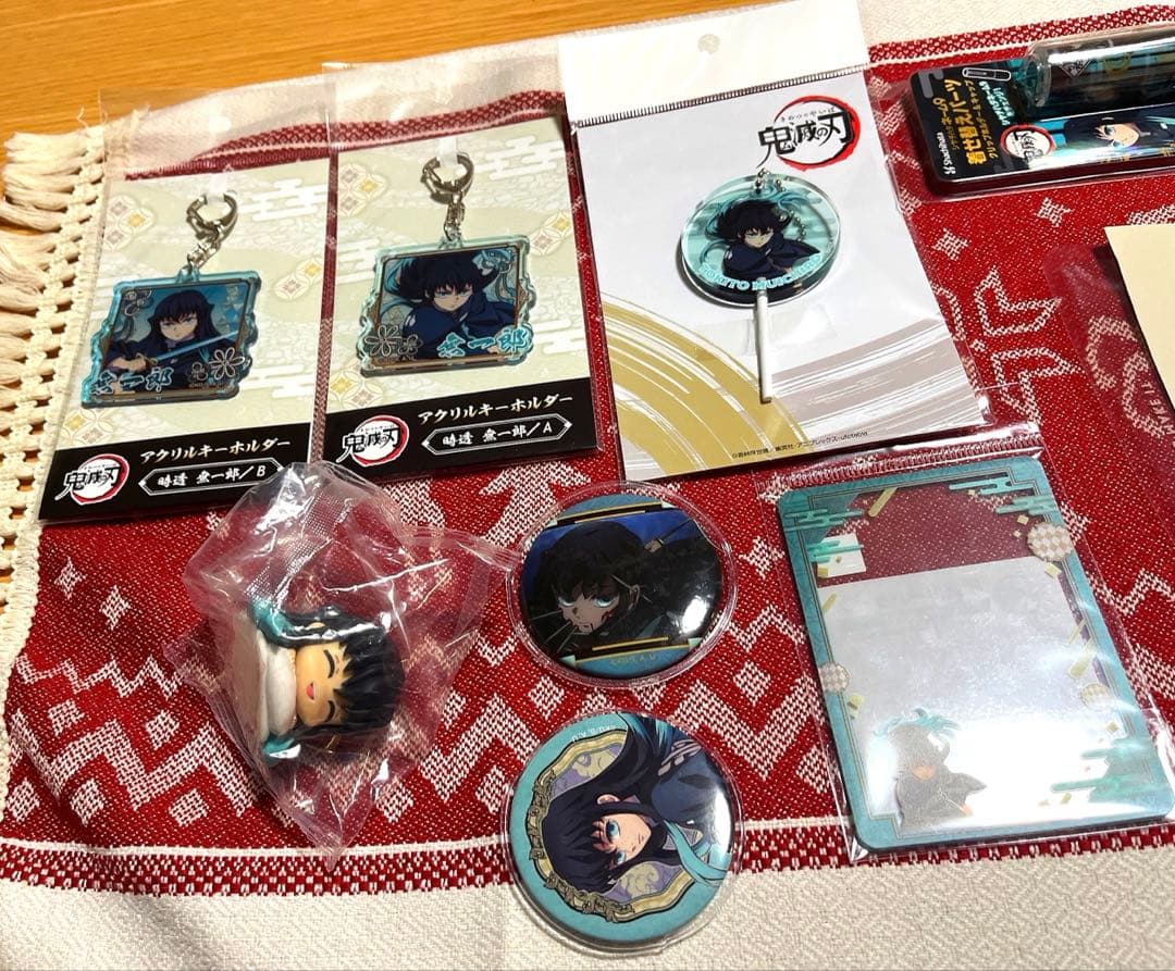 時透無一郎　ペロキャンアクキー 缶バッチ　おねむたん　カードケース 伍周年記念祭