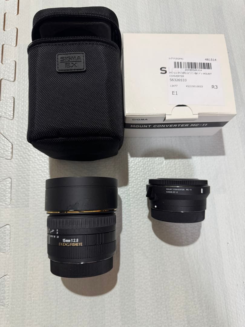 レンズ(単焦点) SIGMA15mmF2.8EXDG DIAGONAL FISHEYE&MC-11