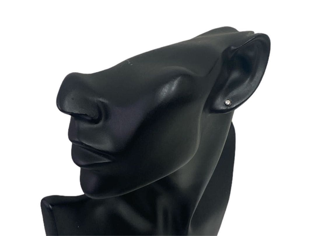 ド*キ様 プラチナ900 ダイヤモンド0.181ct 片耳ピアス 片方 Fカラー