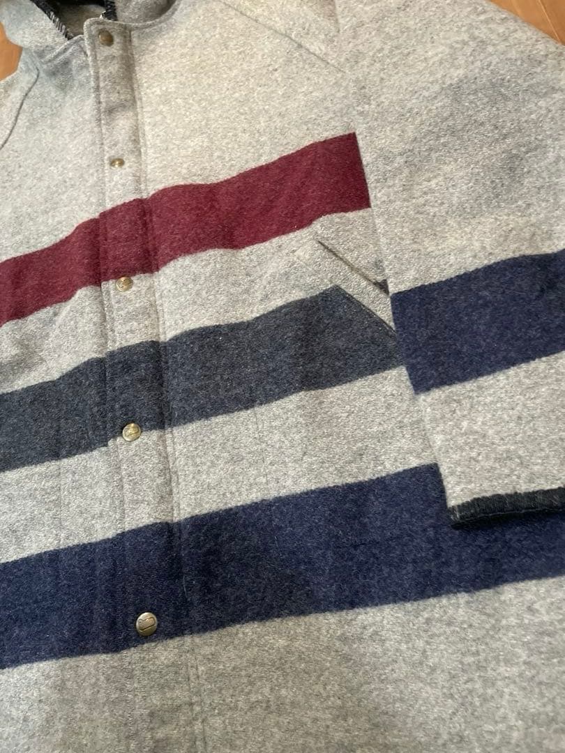 希少 70s USA製 woolrich ウールリッチ vintageコートXL