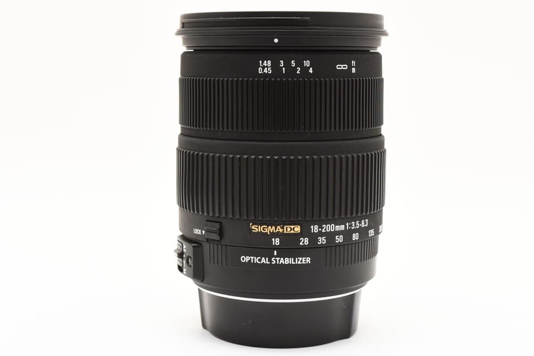 レンズ(ズーム) Canon Sigma 18-200mm 3.5-6.3 DC OS #8249