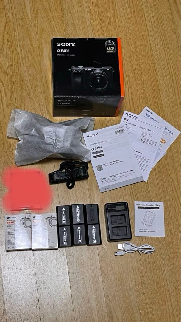Sony α6400 4K ミラーレス一眼カメラ 16-50 mm レンズセット