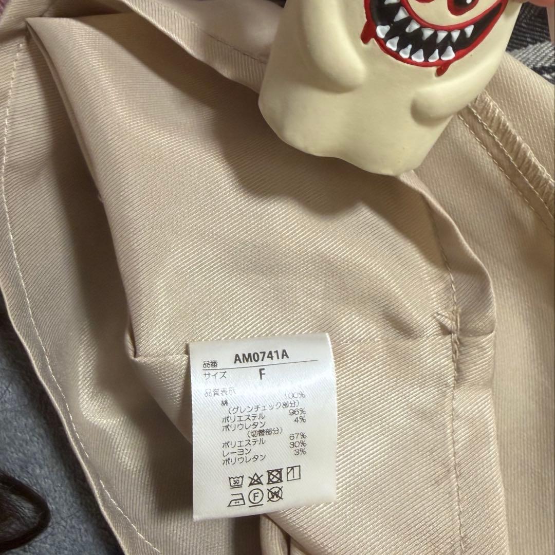 アンドマリー　nadia check long dress black