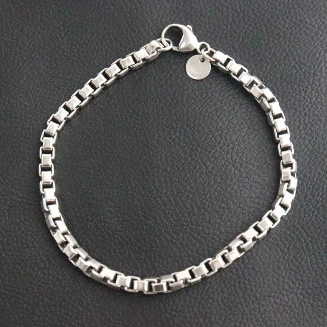 極美品✨箱袋付き✨ティファニー ベネチアン リンク ブレスレット男女メンズ