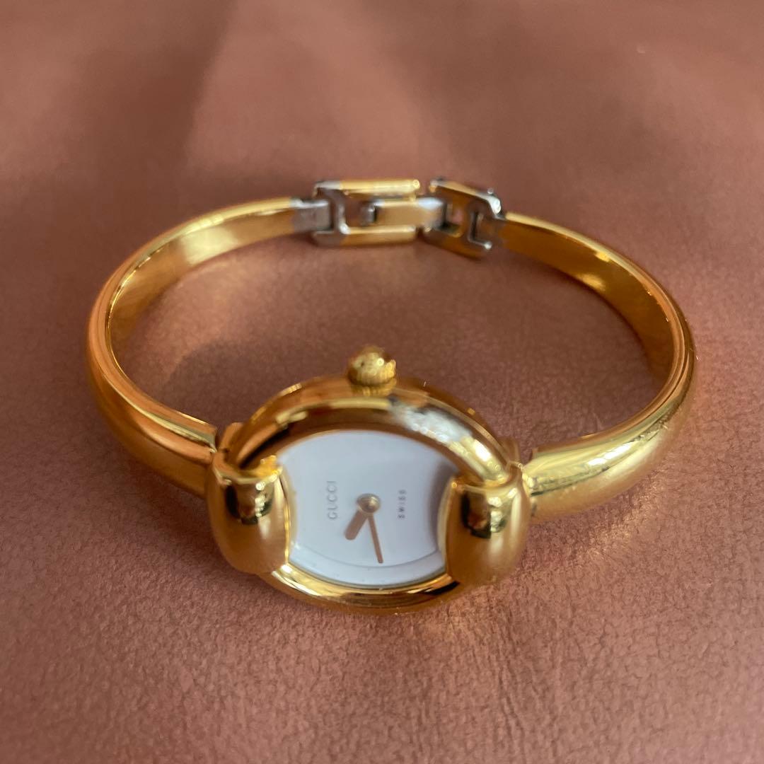GUCCI ゴールド クォーツ 腕時計
