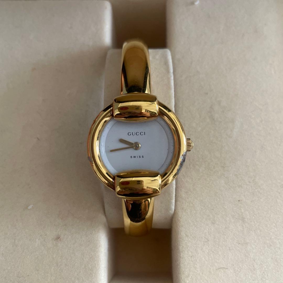 GUCCI ゴールド クォーツ 腕時計