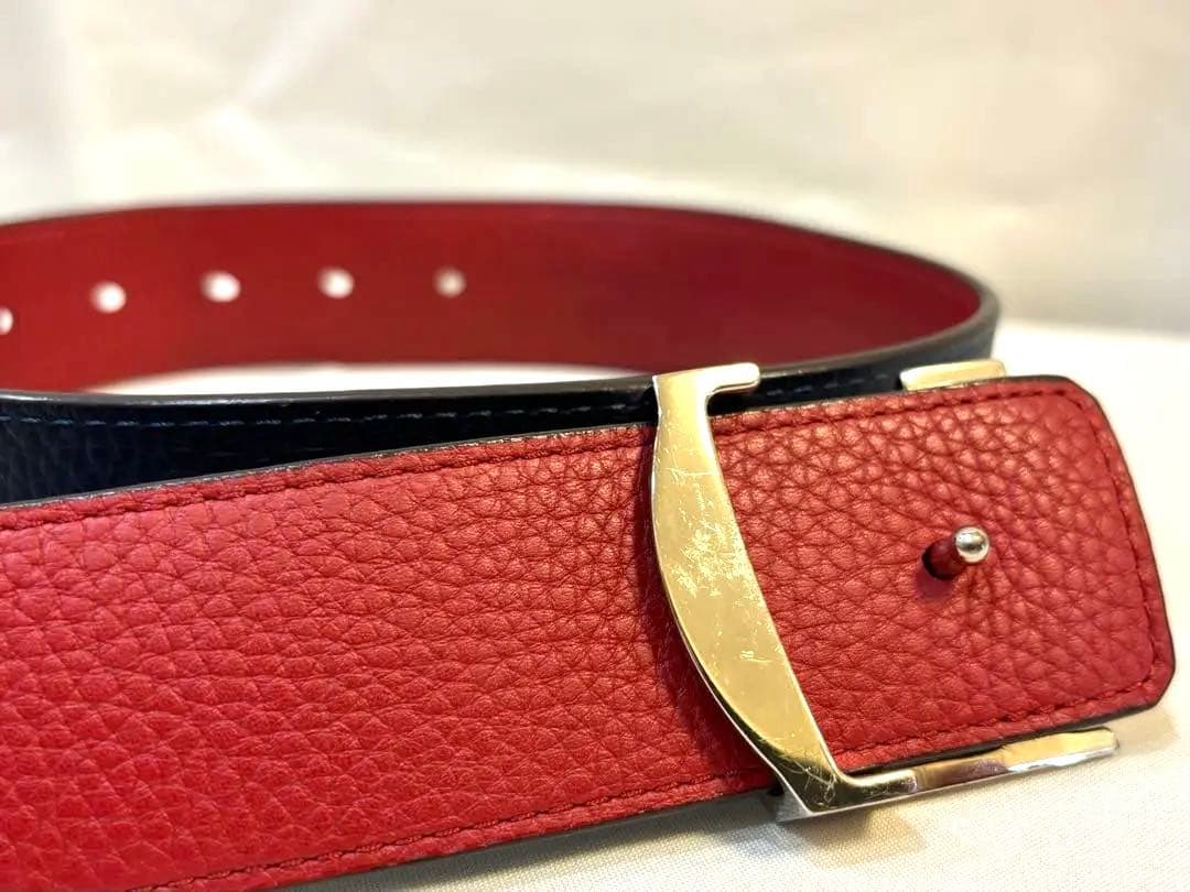 LOUIS VUITTON　モノグラム・サンチュール LVイニシャル