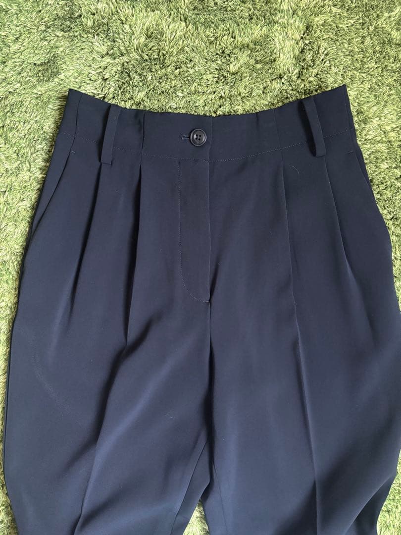 PLST ネイビー パンツスーツ上下セット