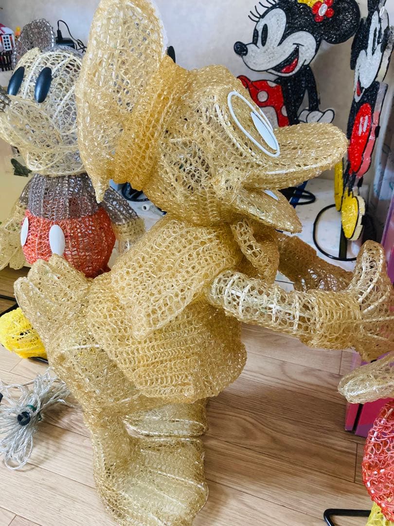 特大70cm！！ LEDクリスタル ドナルドダック イルミネーション