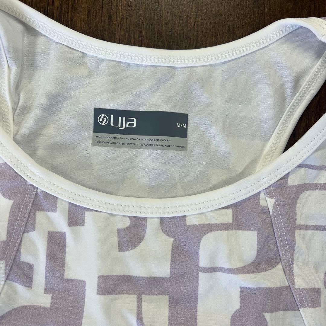 【リージャ】ロゴパターン タンクトップ&スコート セットアップ