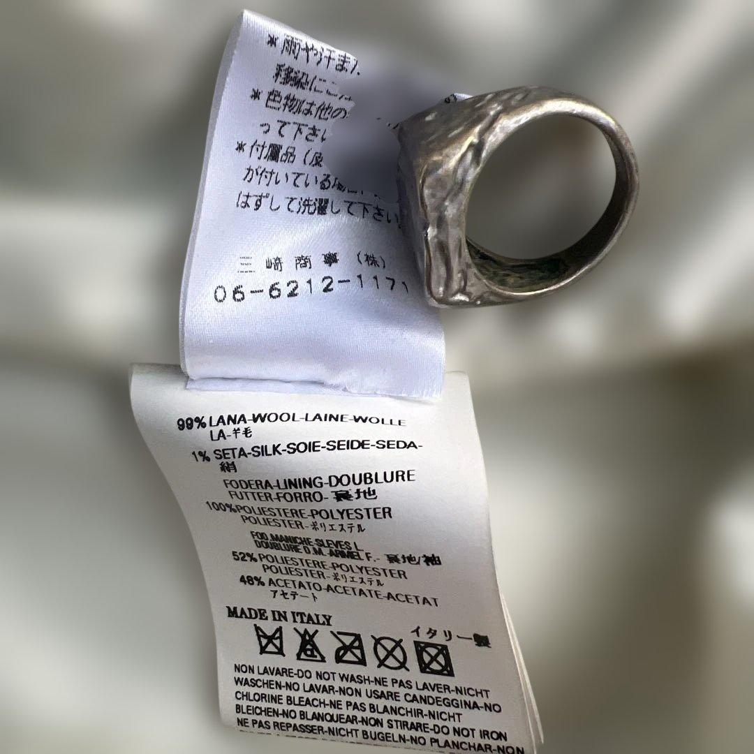 DSQUARED2 羊毛×シルク リアルファー　フライトジャケット 44