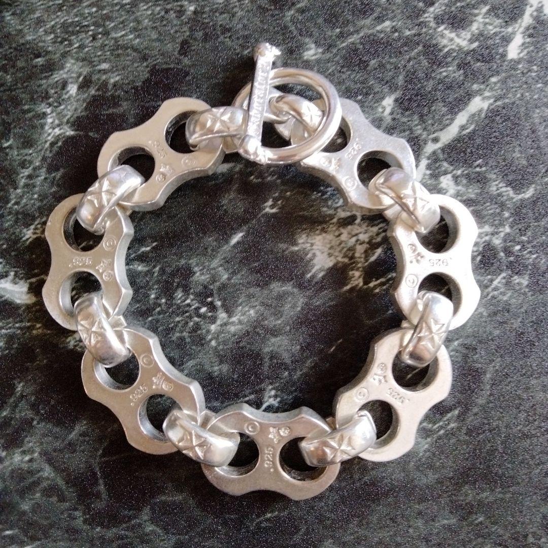 シルバー925 カフスデザイン ブレスレット ★
