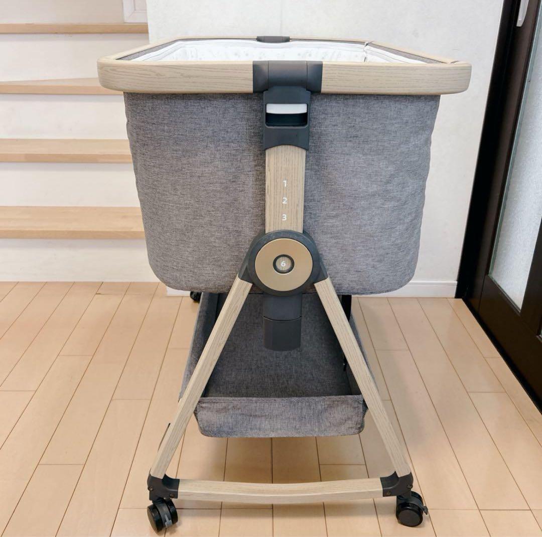 【美品】HZDMJベビーベッド 折りたたみ式 付属品完備 説明書 収納袋付き