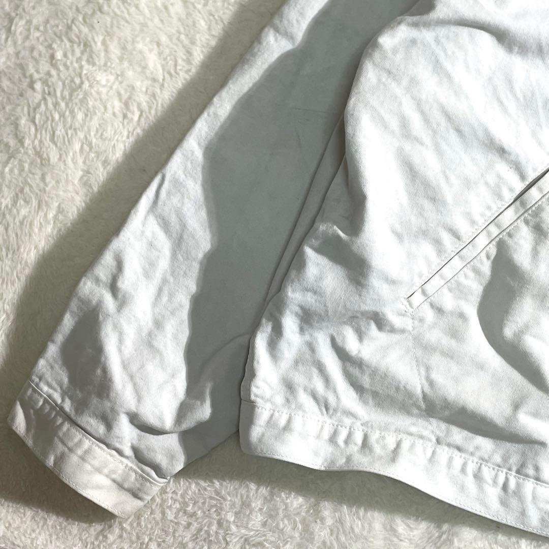 ディッキーズ　デトロイトジャケット　ダック地　ホワイト　ＤＵＲＯＮ　刺繍　ＸＬ