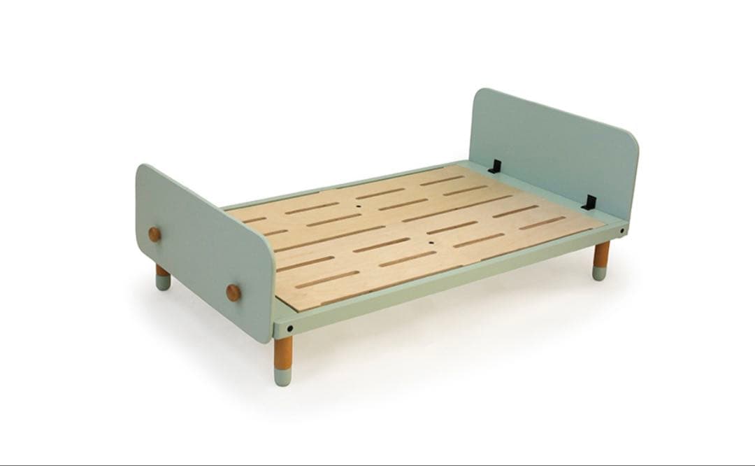 美品　HOPPL ホップル 子ども用ベッド ミントグリーン