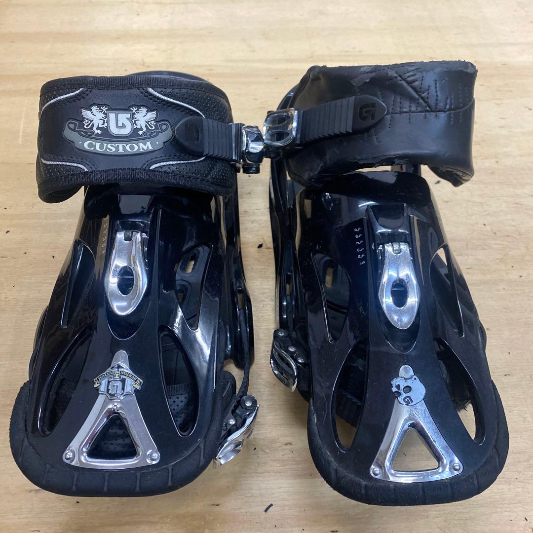 BurtonCUSTOM ブラック スノーボード ビンディング