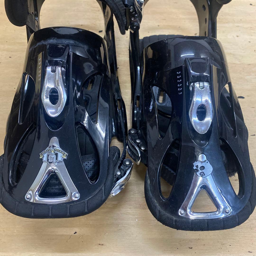 BurtonCUSTOM ブラック スノーボード ビンディング