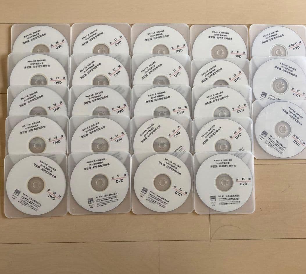 2019年受験対策　簿記論　初学者短期合格コースDVD講義
