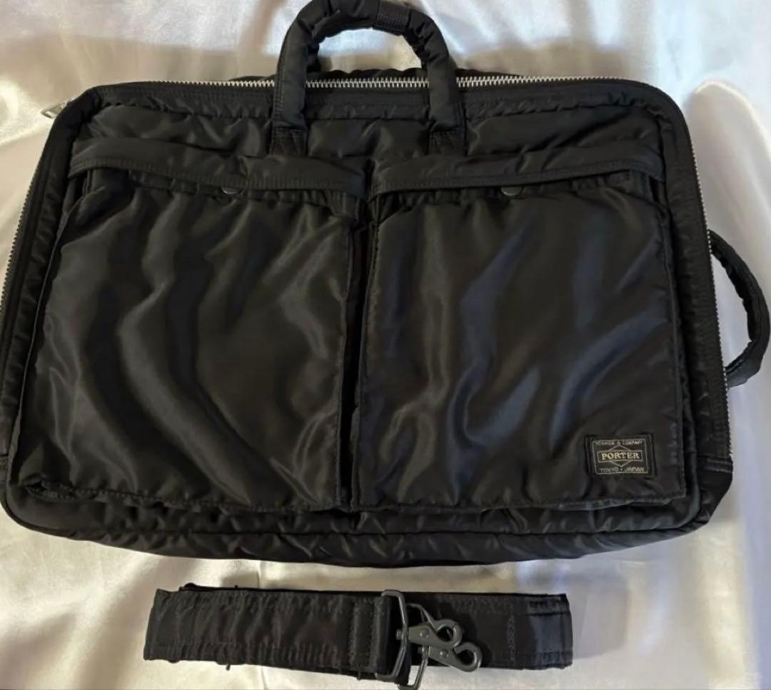 吉田カバン　PORTER　ポーター　タンカー　3way 2層　ブラック