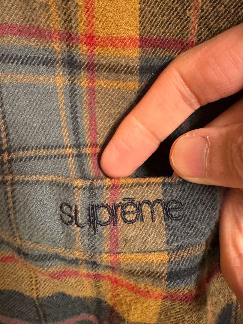 supreme flannel shirt シュプリーム　フランネル　ネルシャツ