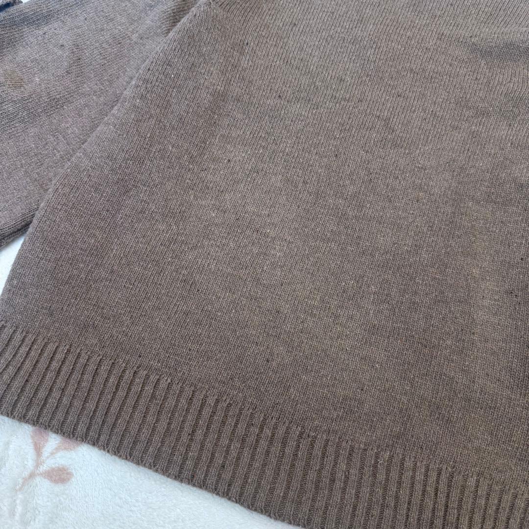 希少 ヴィヴィアンウエストウッド オーブ 刺繍 ニット ブラウン ボタン 茶色