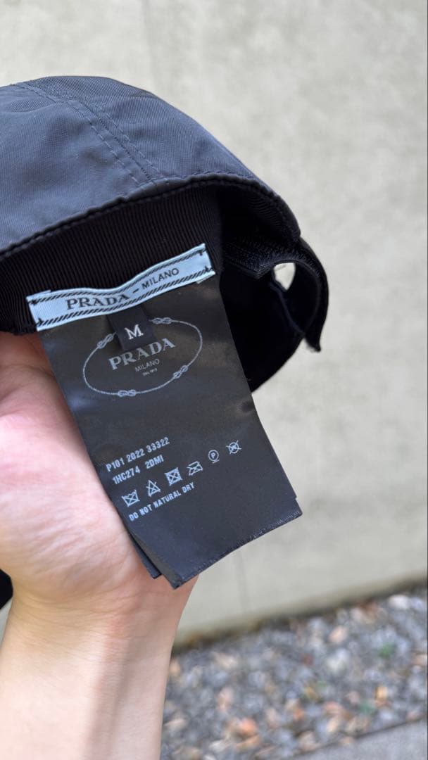 ◼︎ PRADA / Re-Nylon ベースボールキャップ