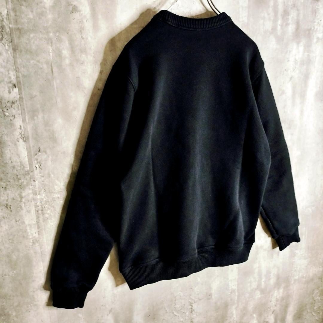 【現行タグ・美品】バーバリー プロ―サムラベル EKD騎士 スウェット 黒