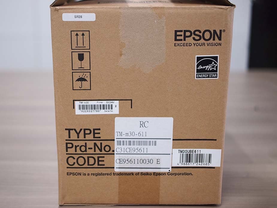 エプソン レシートプリンタ&キャッシュドロア セット売り②