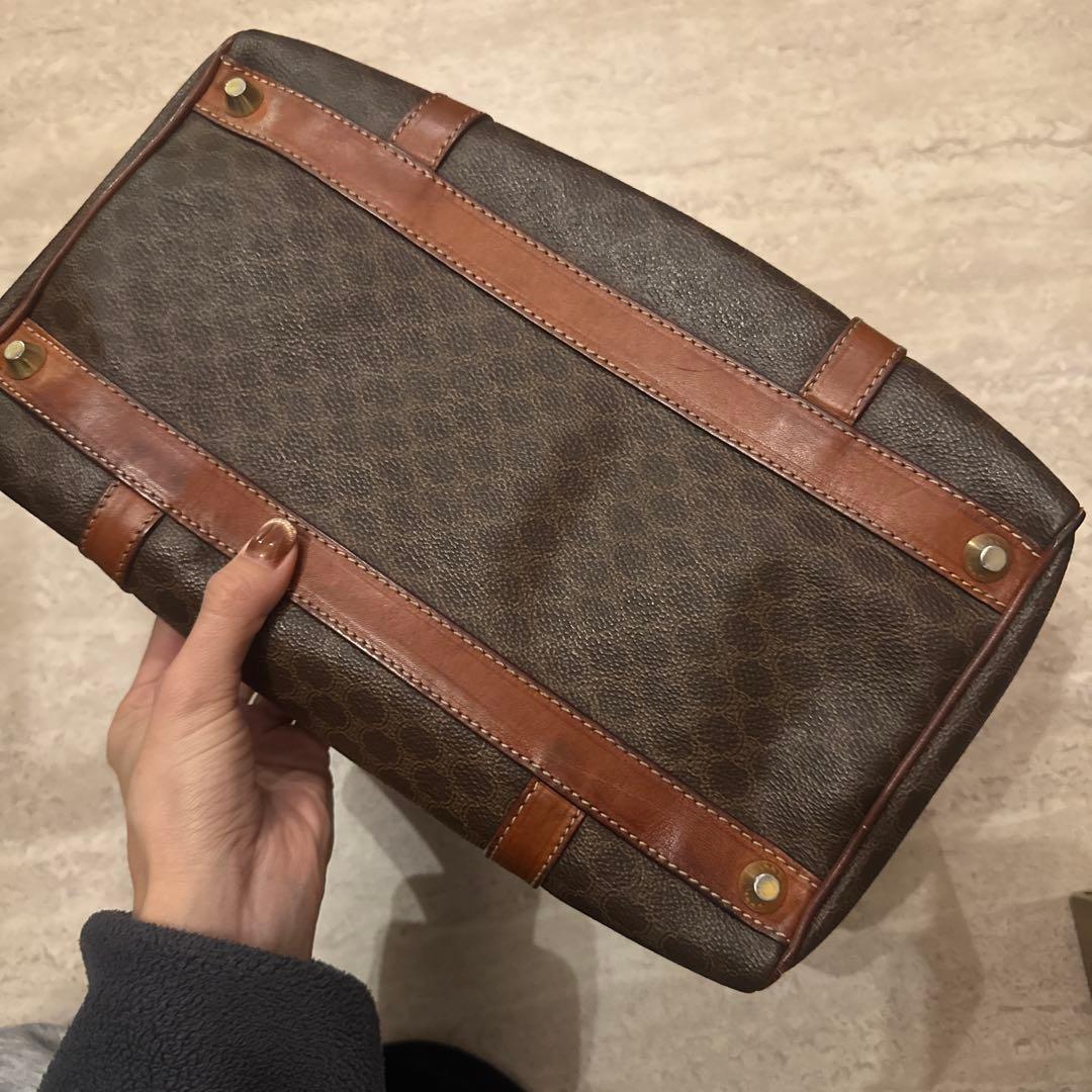 CELINE マカダム ミニボストンバッグ