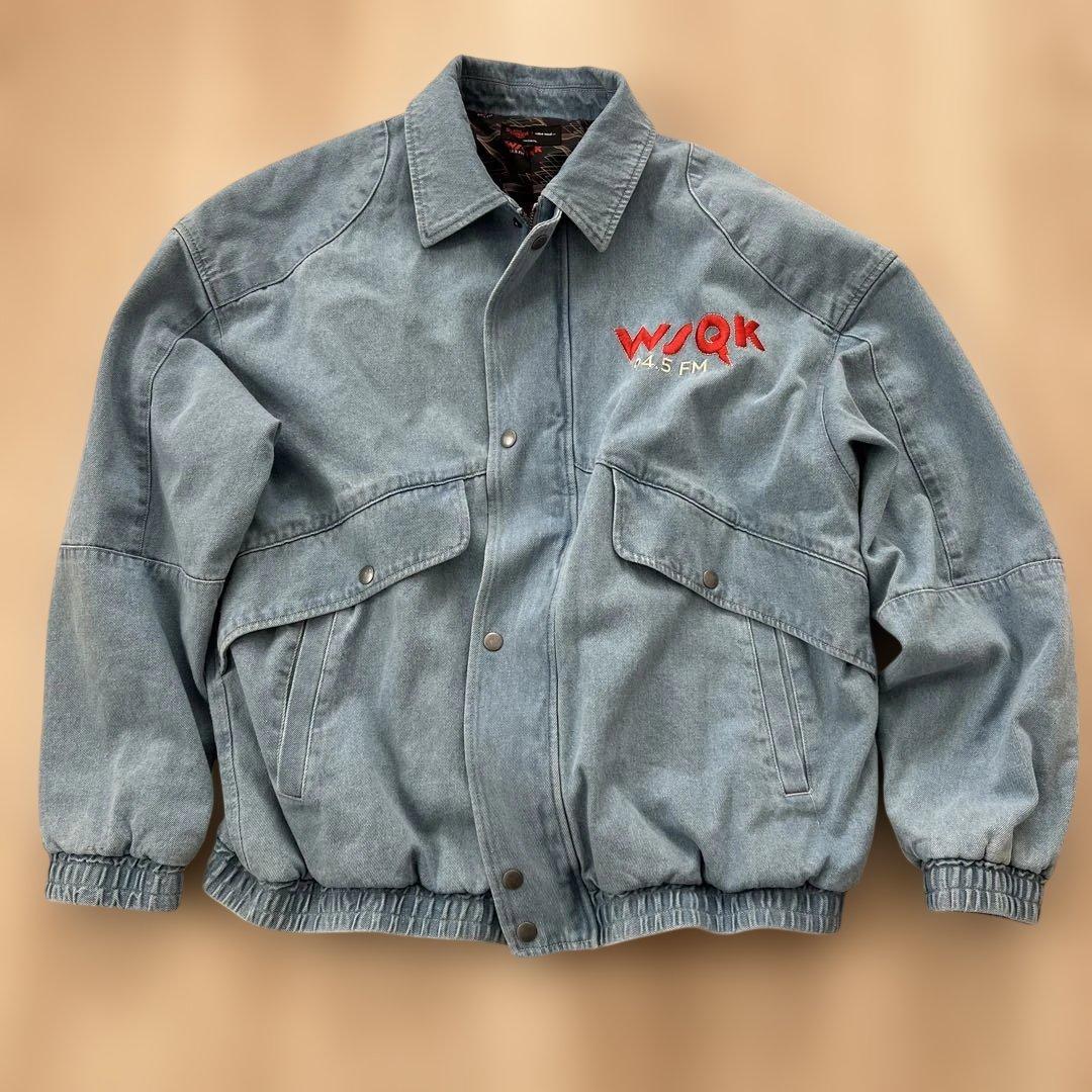 ストレンジャーシングス　ニコアンド　コラボ　デニム　ブルゾン