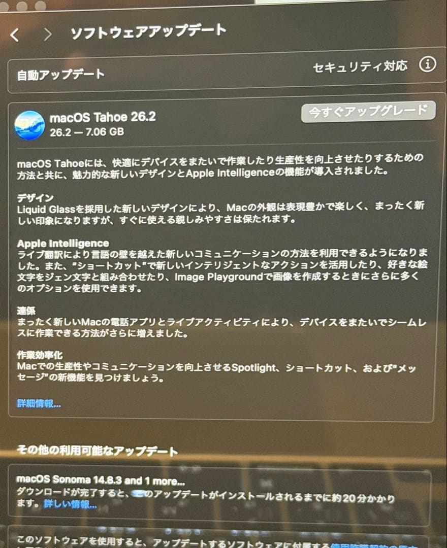 MacBook本体 Apple MacBook Pro2020 32GB 4TB SSD