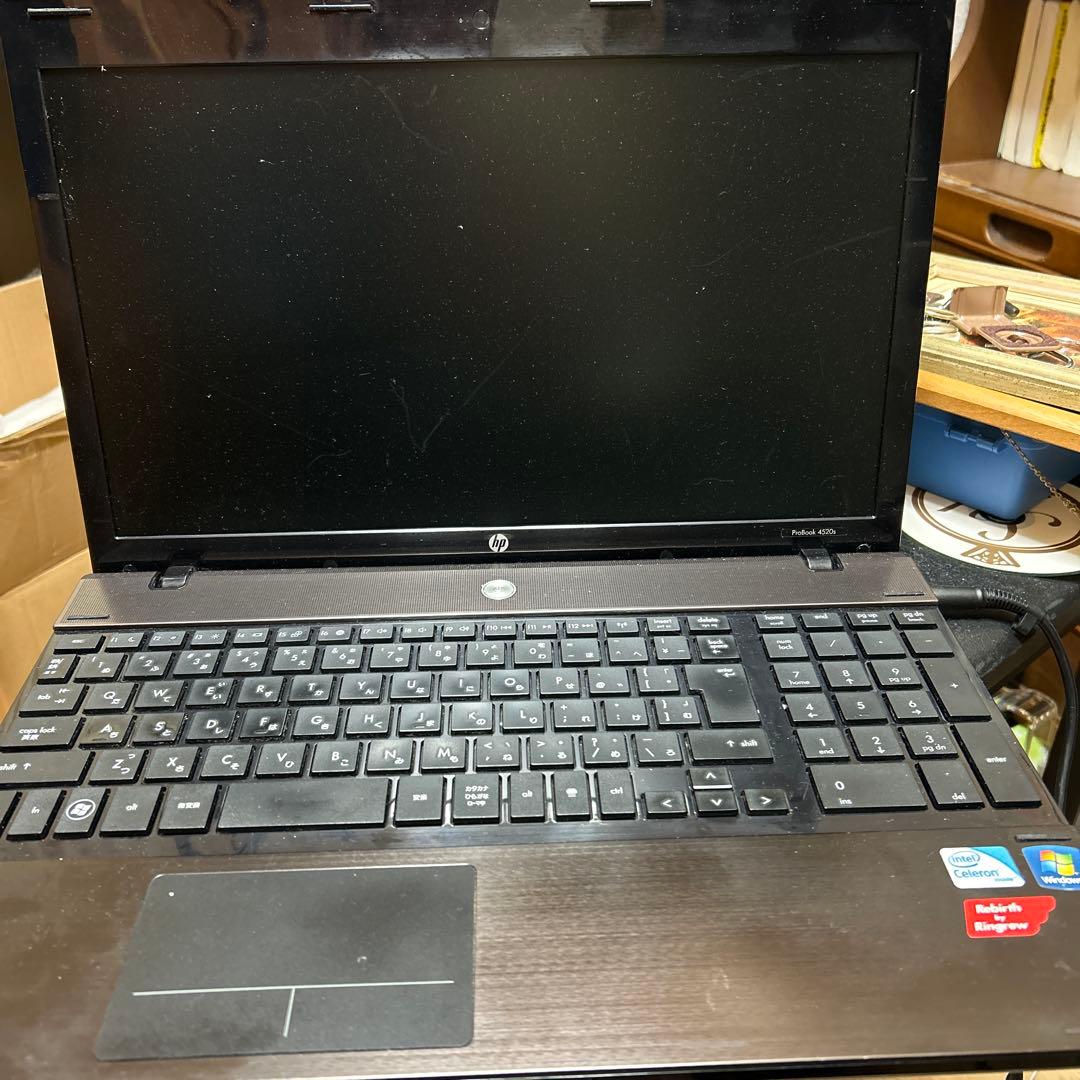 HP ノートパソコン グレー 使用感あり