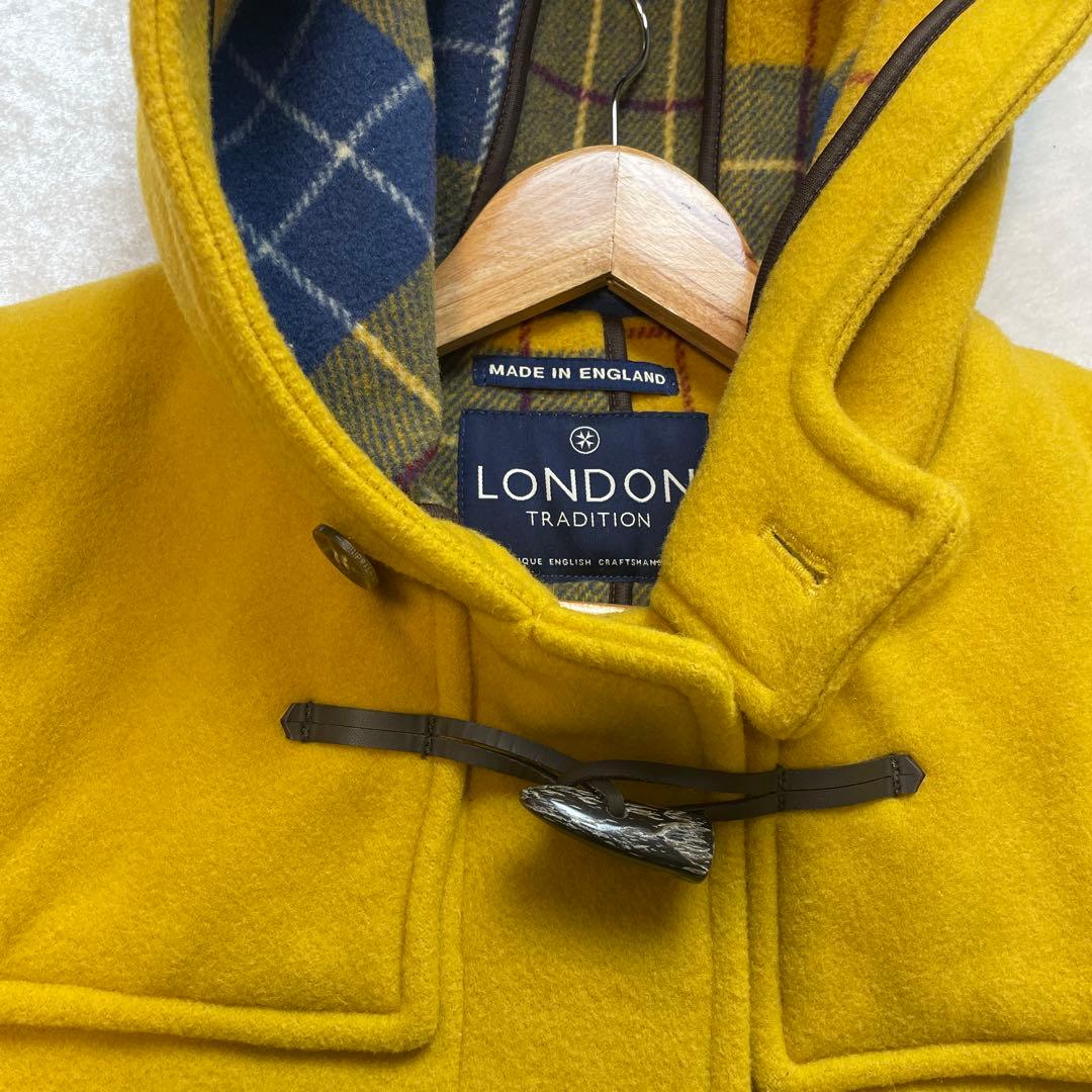 ロンドントラディション ダッフルコート イエロー 38 英国製